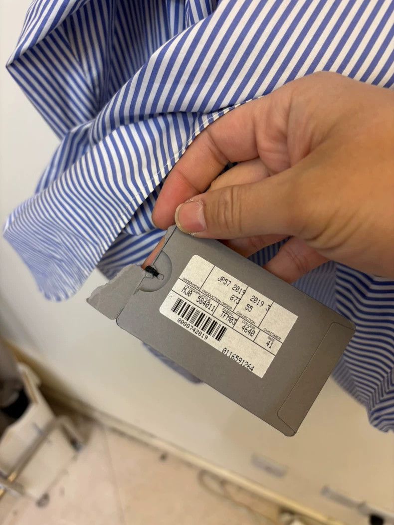 Balenciaga Balenciaga 2019 Striped Oversized Shirt-dmc Size US L / EU 52-54 / 3 - 9 Thumbnail