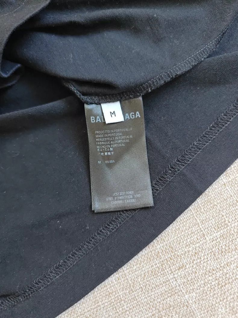 Balenciaga Balenciaga Short Sleeve T-Shirt in Black-dmc Size US M / EU 48-50 / 2 - 4 Thumbnail