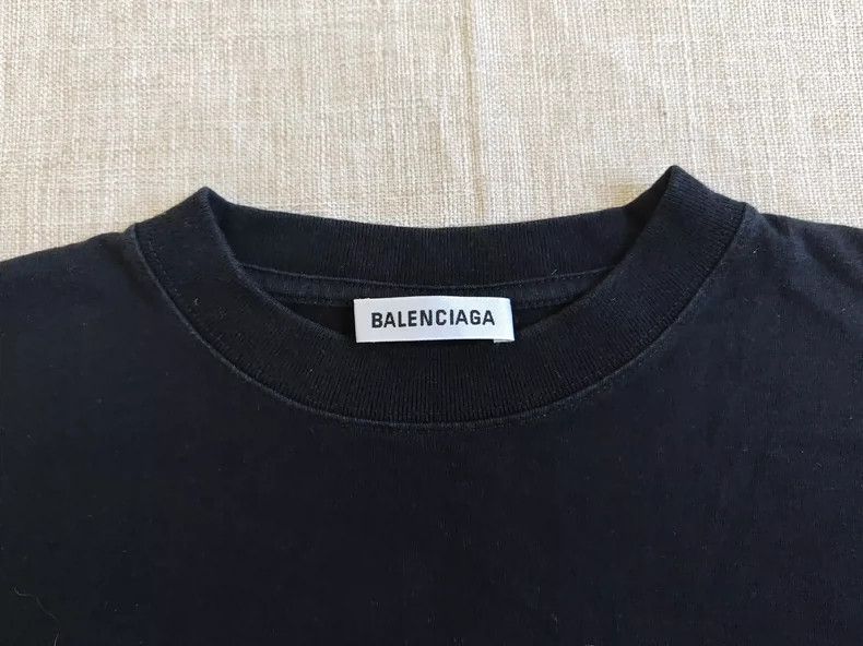 Balenciaga Balenciaga Black Short Sleeve T-Shirt Size S-dmc Size US S / EU 44-46 / 1 - 3 Thumbnail