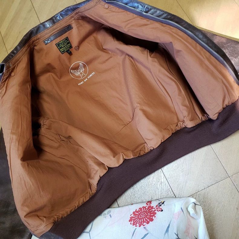 The Real McCoy's REALMcCOY'S A2 Jacket in Brown Leather-dmc Size US M / EU 48-50 / 2 - 2 Thumbnail