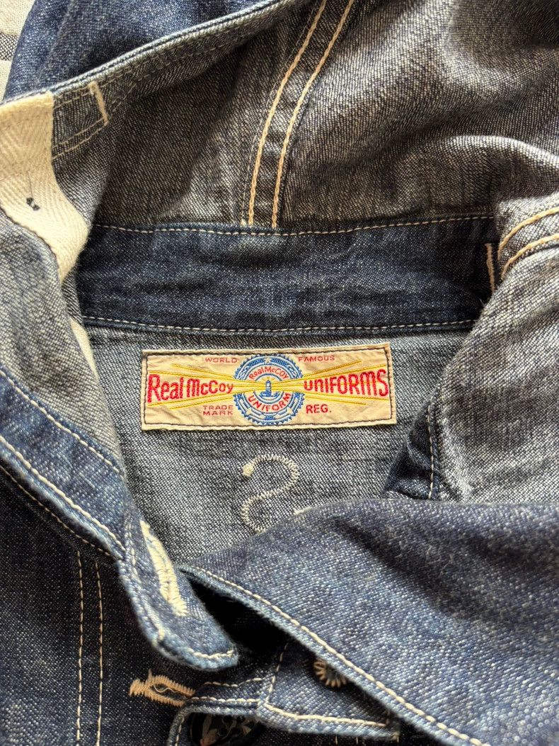 The Real McCoy's The Real McCoy Denim Hoodie Jacket-dmc Size US S / EU 44-46 / 1 - 4 Thumbnail