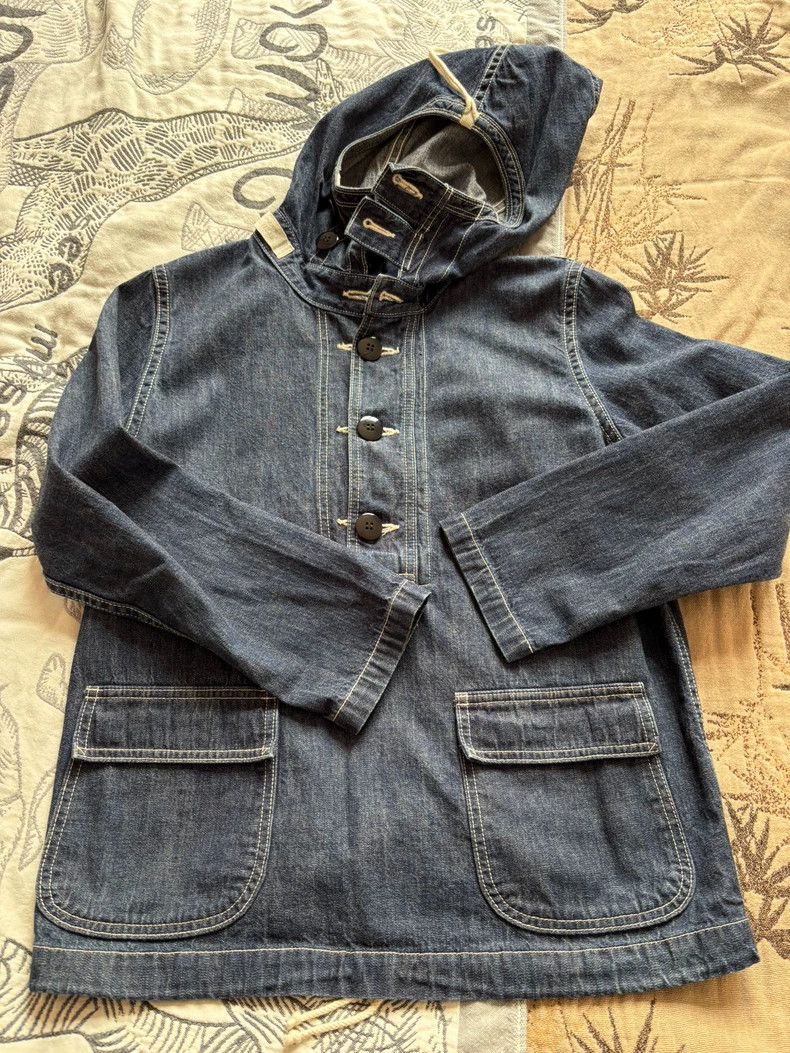 The Real McCoy's The Real McCoy Denim Hoodie Jacket-dmc Size US S / EU 44-46 / 1 - 2 Thumbnail