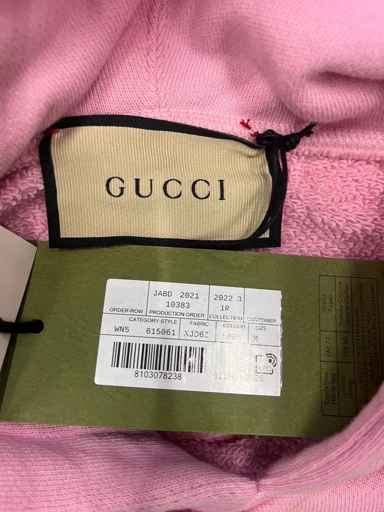 Gucci Gucci Love Parade Pink Heart Hoodie for Women-dmc Size US M / EU 48-50 / 2 - 3 Thumbnail
