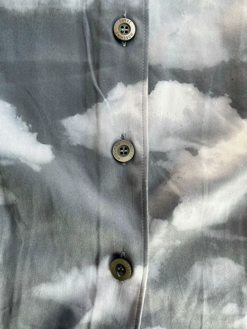 Moschino Moschino Cloud Print Button-Up Shirt-dmc Size US M / EU 48-50 / 2 - 6 Thumbnail