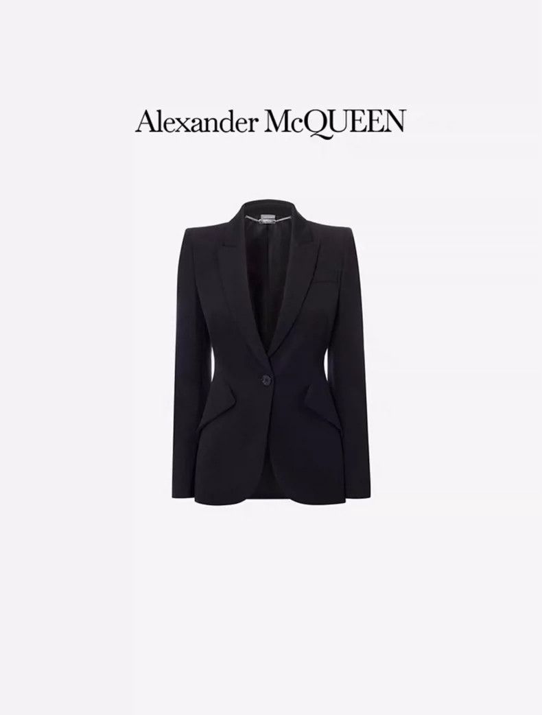Alexander McQueen Alexander McQueen Black Suit Jacket for Sale-dmc Size US M / EU 48-50 / 2 - 6 Thumbnail