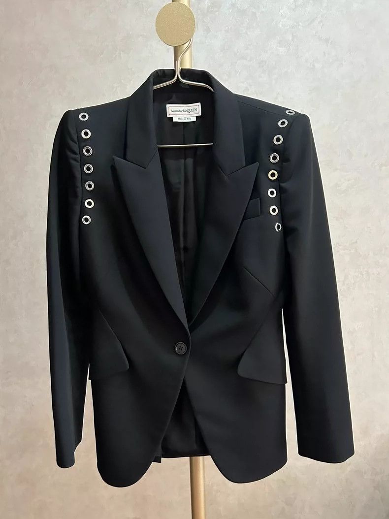 Alexander McQueen Alexander McQueen Black Suit Jacket for Sale-dmc Size US L / EU 52-54 / 3 - 2 Thumbnail