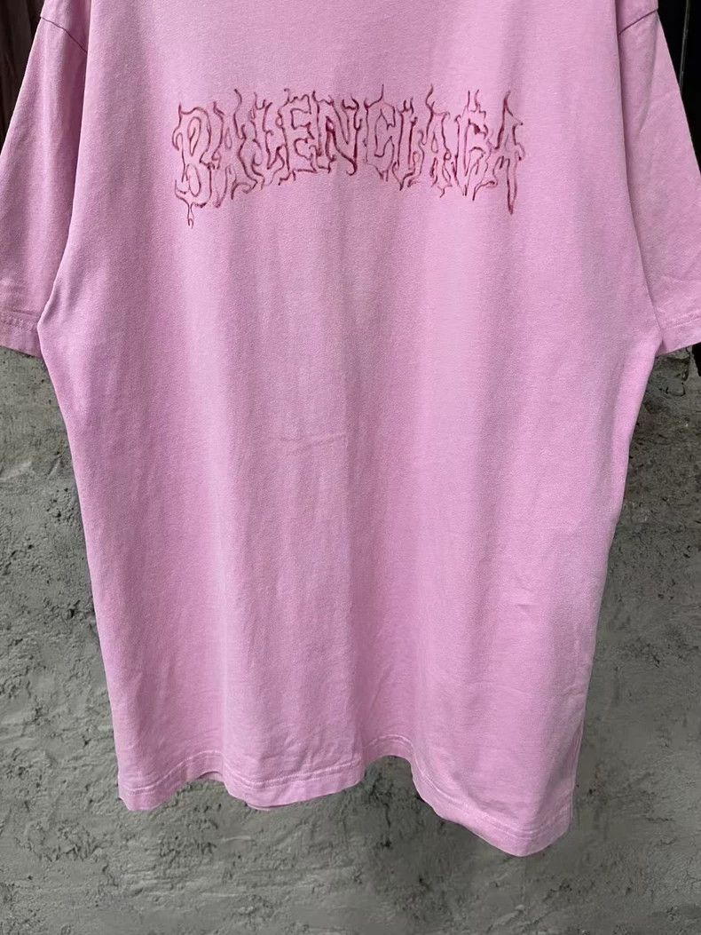 Balenciaga Balenciaga Flame Logo Short Sleeve T-Shirt-dmc Size US XS / EU 42 / 0 - 4 Thumbnail