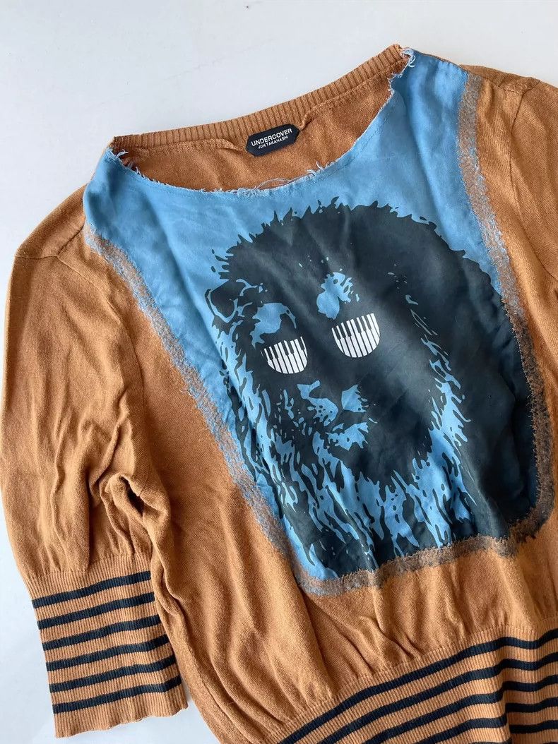Undercover Undercover Lion Print Knit Top-dmc Size US S / EU 44-46 / 1 - 5 Thumbnail