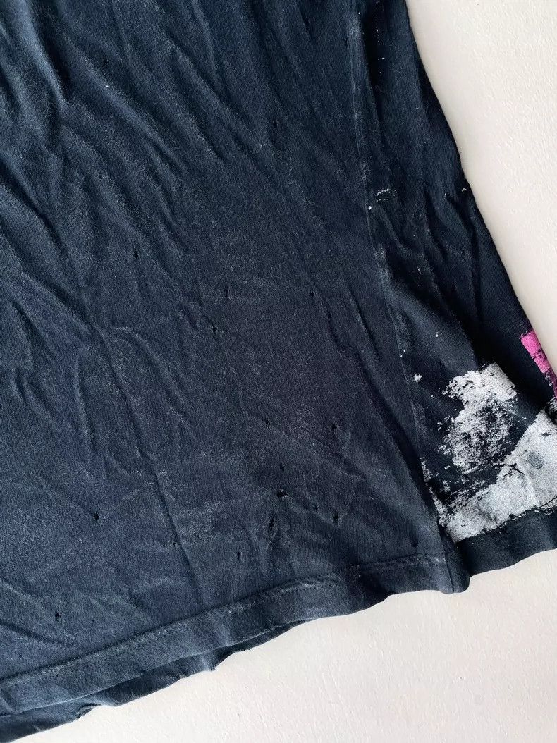 John Galliano John Galliano Distressed Graphic T-Shirt-dmc Size US S / EU 44-46 / 1 - 7 Thumbnail