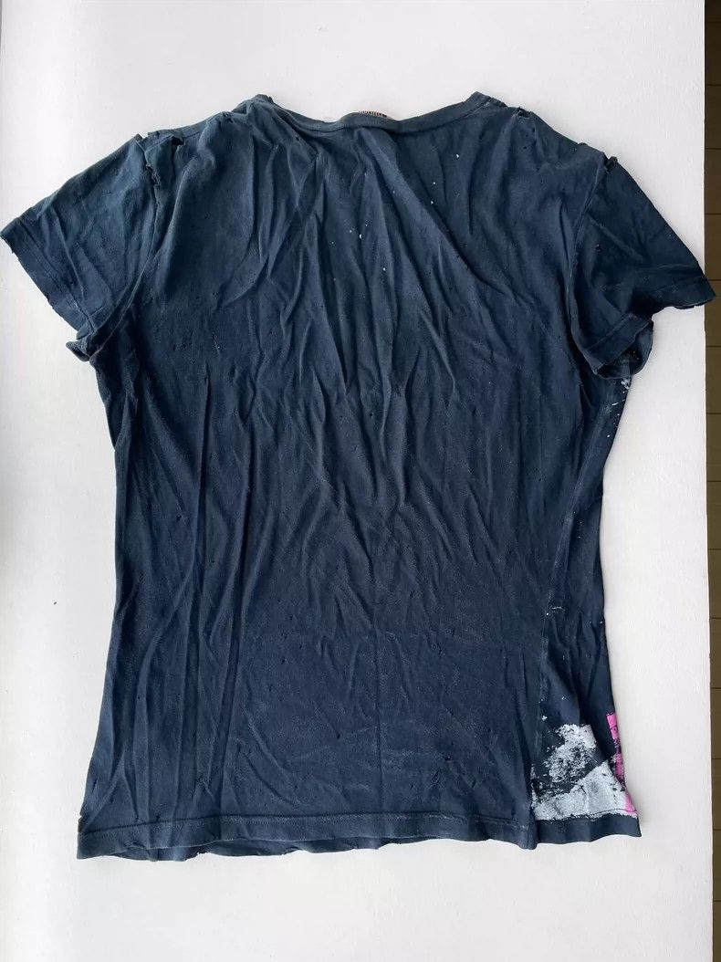 John Galliano John Galliano Distressed Graphic T-Shirt-dmc Size US S / EU 44-46 / 1 - 6 Thumbnail