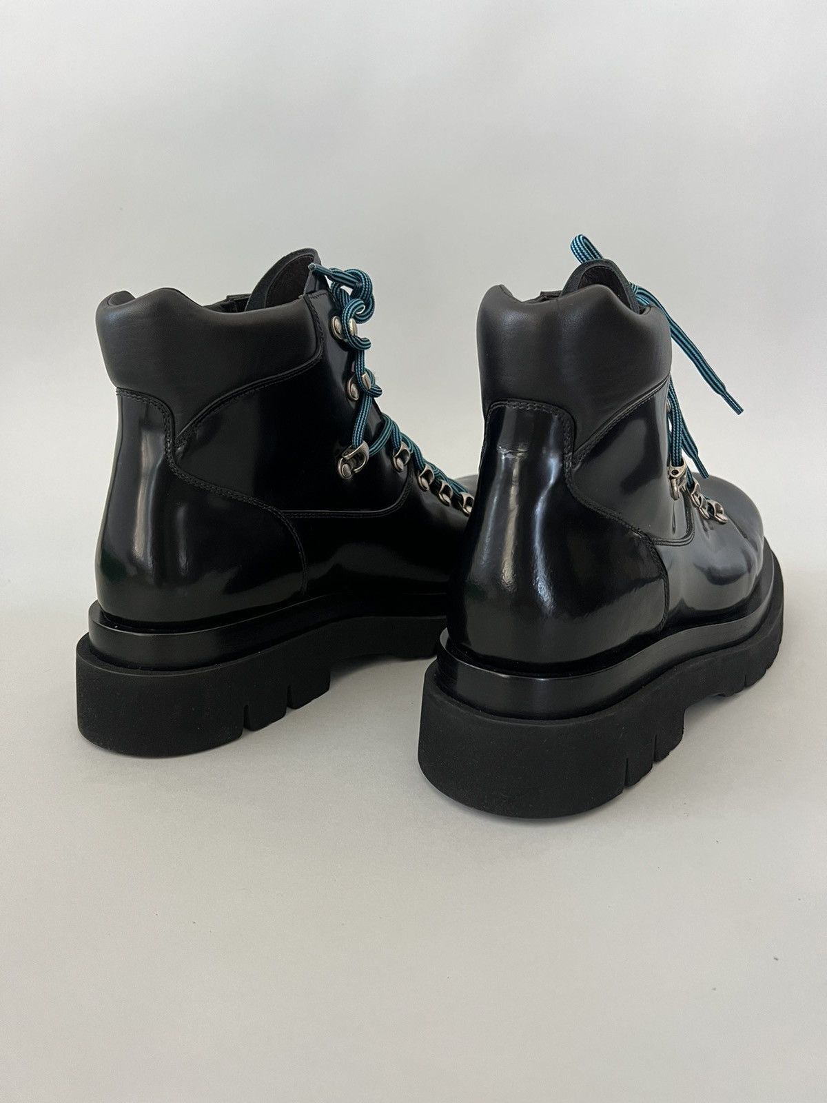 Bottega Veneta Black Lug Hiking Ankle Boots Size US 10.5 / EU 43-44 - 2 Thumbnail