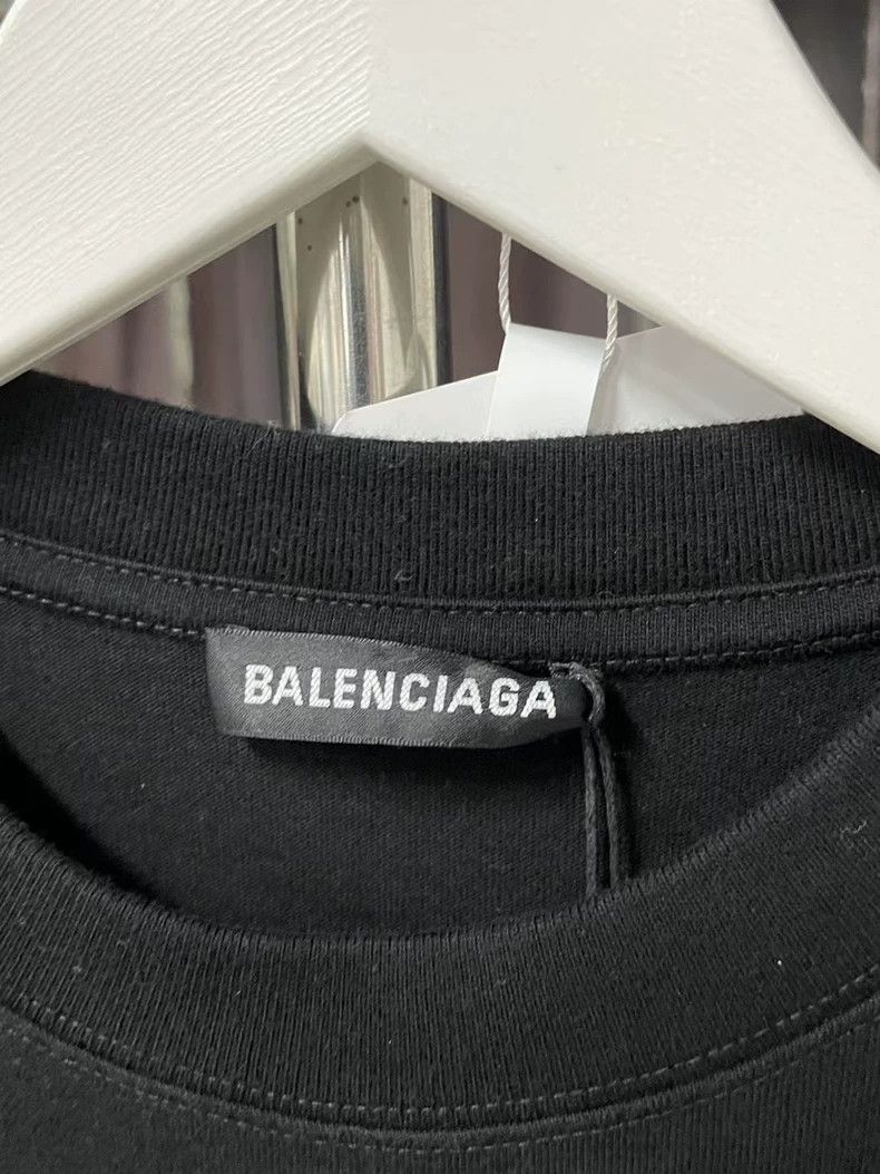 Balenciaga Balenciaga Crew Short Sleeve T-Shirt Black-dmc Size US S / EU 44-46 / 1 - 6 Thumbnail