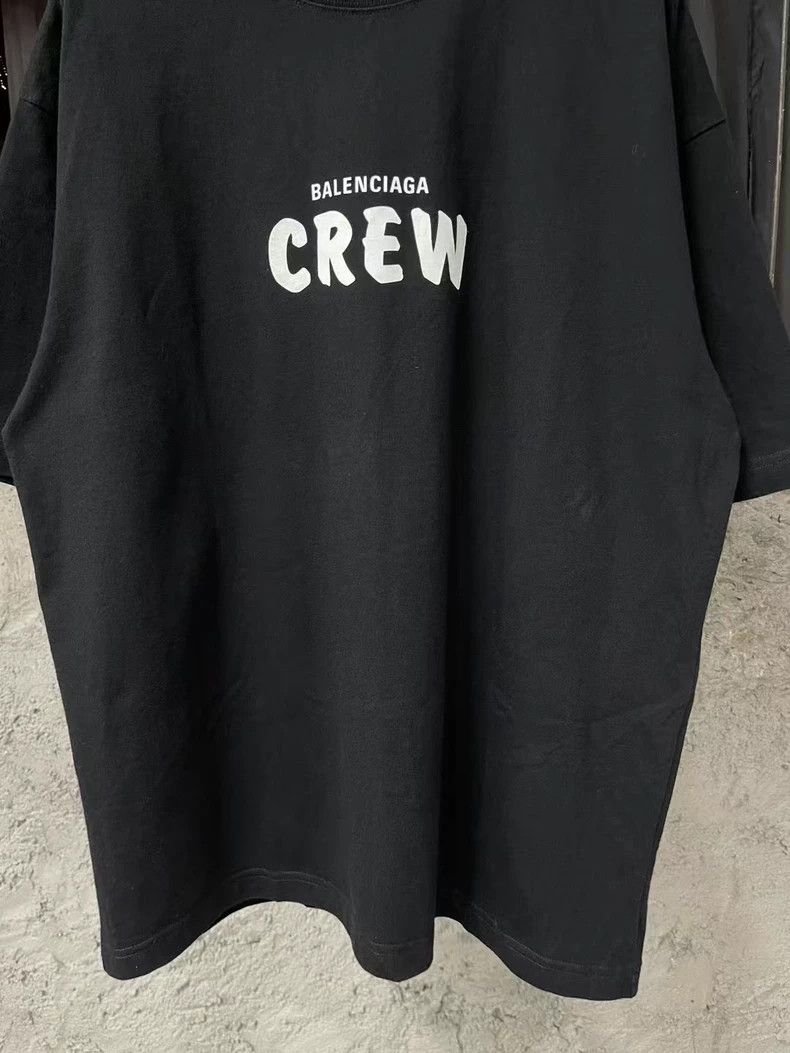 Balenciaga Balenciaga Crew Short Sleeve T-Shirt Black-dmc Size US S / EU 44-46 / 1 - 5 Thumbnail