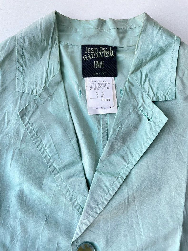 Jean Paul Gaultier Jean Paul Gaultier Fluorescent Silk Blazer-dmc Size US L / EU 52-54 / 3 - 6 Thumbnail
