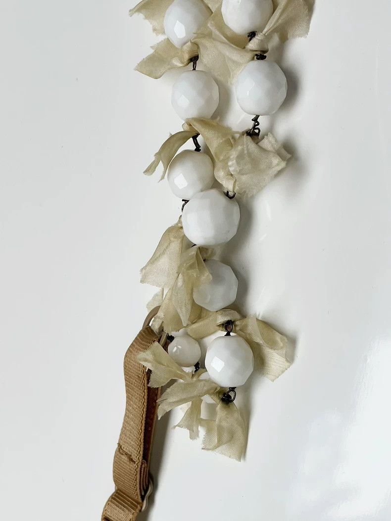 Prada PRADA Two-Layer Beaded Necklace with Ribbon-dmc Size ONE SIZE - 7 Thumbnail