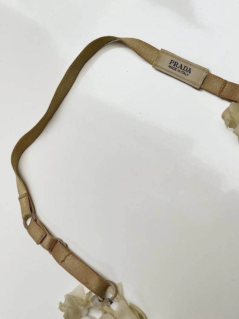 Prada PRADA Two-Layer Beaded Necklace with Ribbon-dmc Size ONE SIZE - 8 Thumbnail