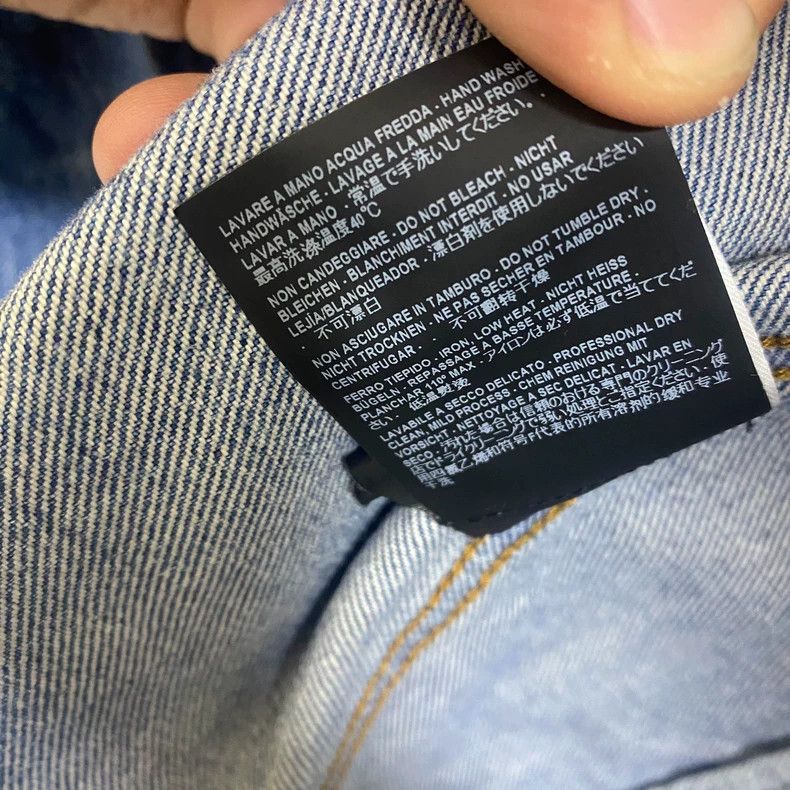 Balenciaga Balenciaga Denim Jacket with Logo Design-dmc Size US L / EU 52-54 / 3 - 6 Thumbnail