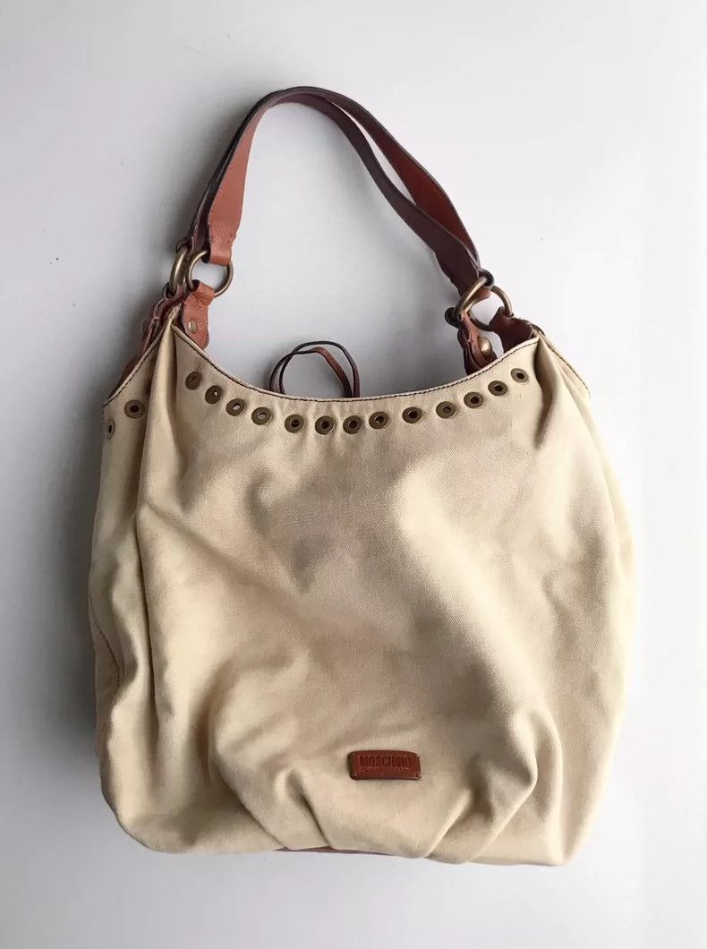Moschino Moschino 90s Leather Petal Handbag-dmc Size ONE SIZE - 7 Thumbnail