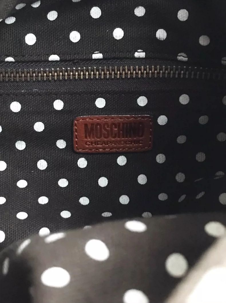 Moschino Moschino 90s Leather Petal Handbag-dmc Size ONE SIZE - 8 Thumbnail