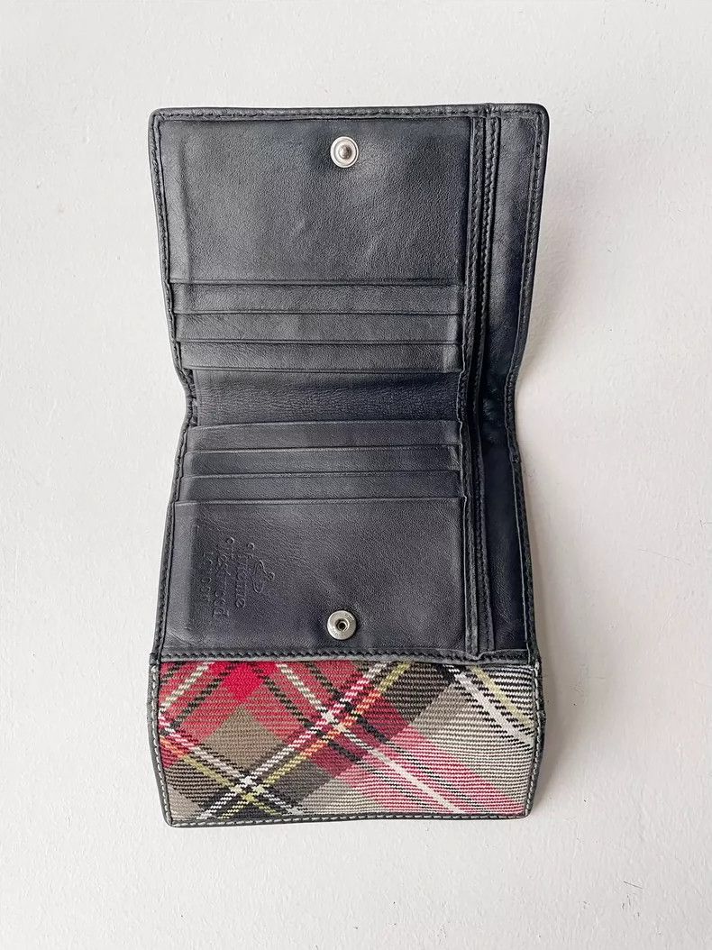 Vivienne Westwood Vivienne Westwood Plaid Three-Fold Wallet-dmc Size ONE SIZE - 4 Thumbnail
