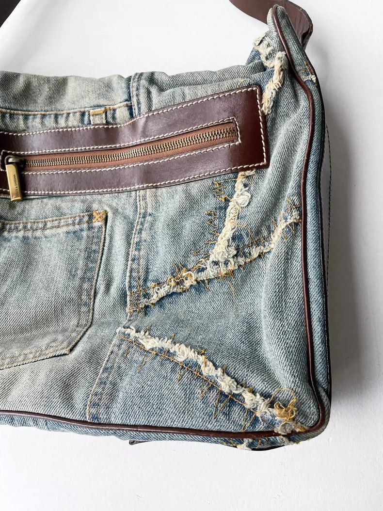 Dolce & Gabbana Dolce & Gabbana Denim Patchwork Handbag-dmc Size ONE SIZE - 5 Thumbnail