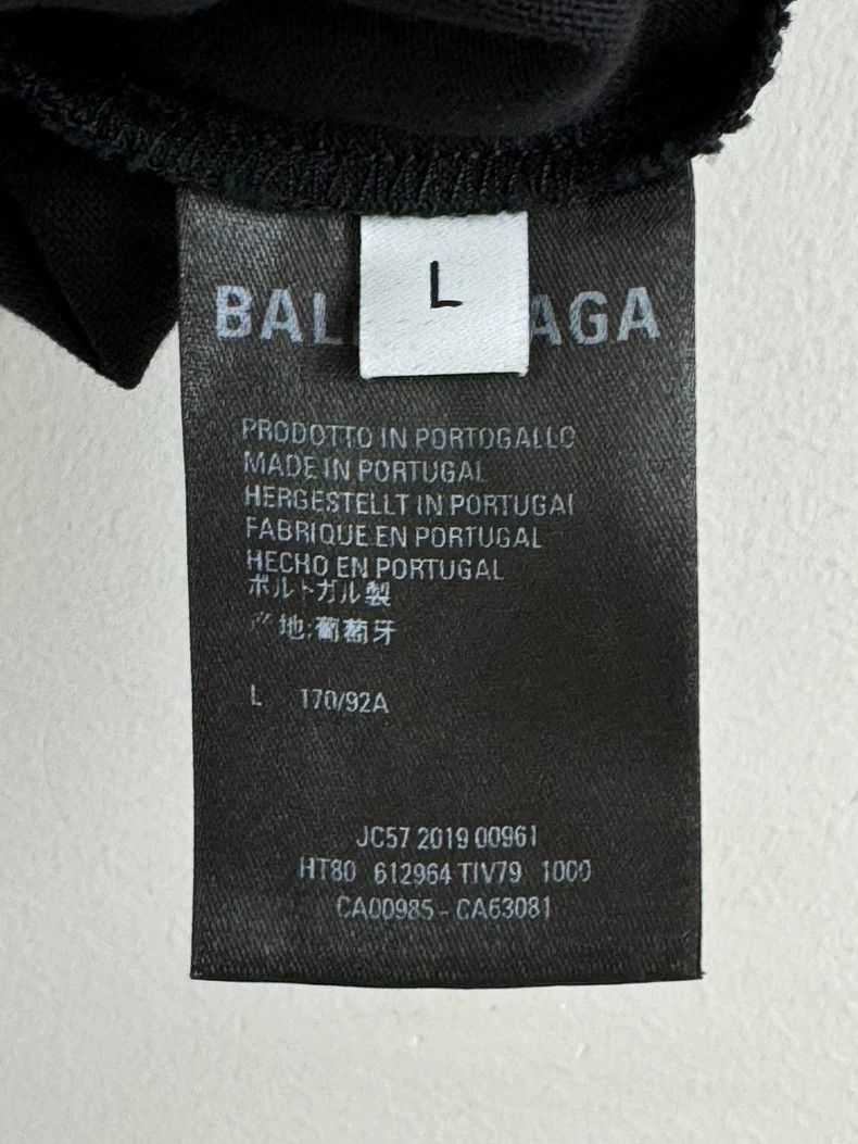 Balenciaga Balenciaga Printed Short Sleeve Tee Black-dmc Size US L / EU 52-54 / 3 - 8 Thumbnail