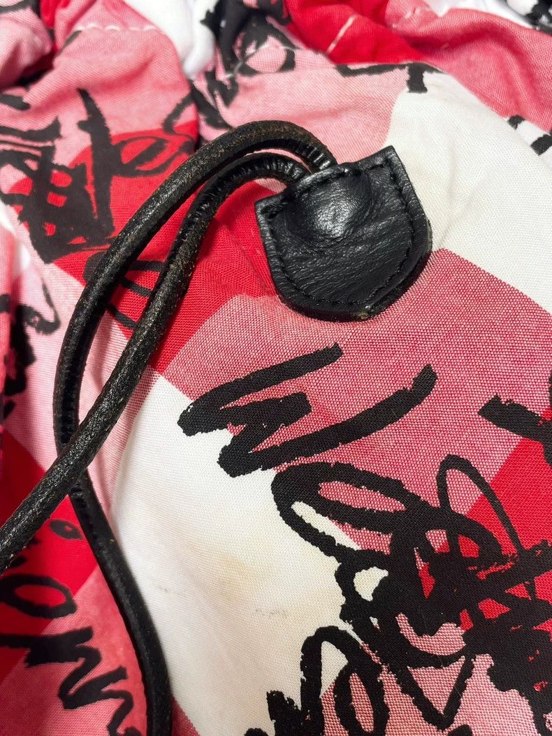 Vivienne Westwood Vivienne Westwood Graffiti Bamboo Handle Tote Bag-dmc Size ONE SIZE - 6 Thumbnail