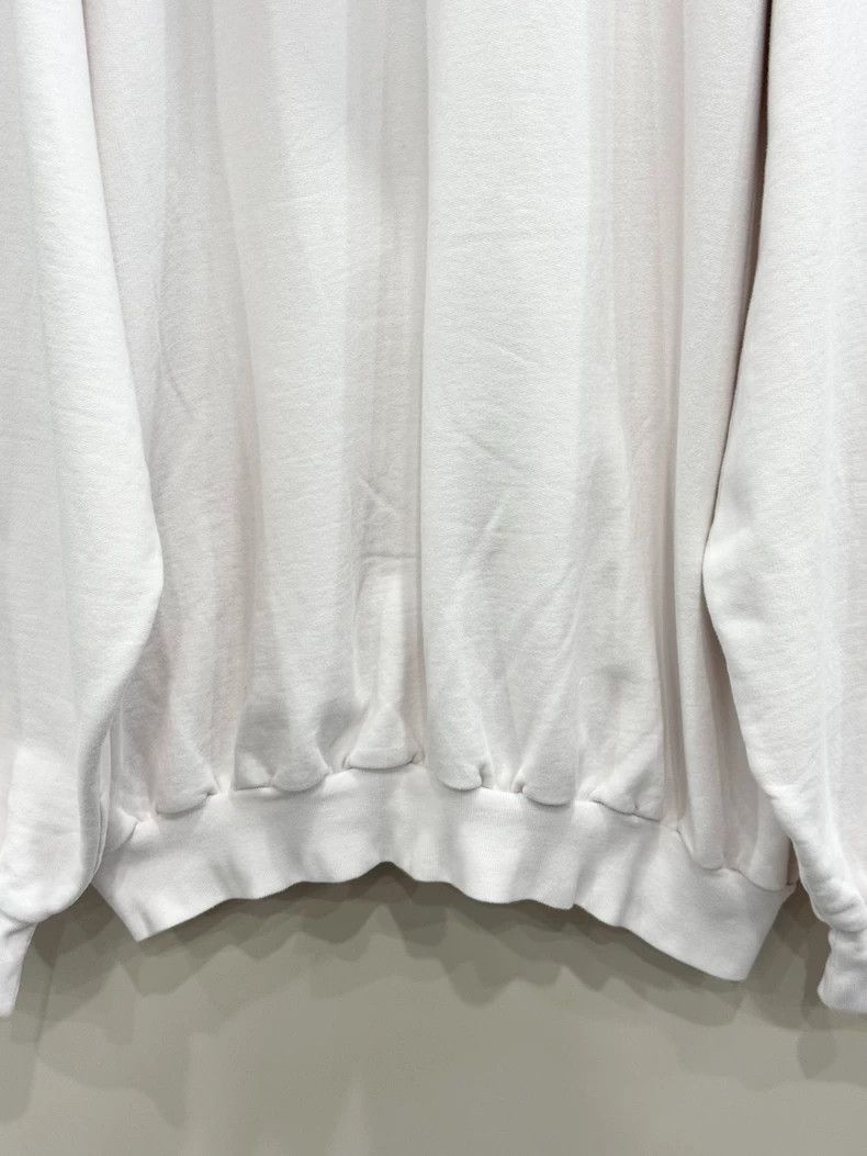 Balenciaga Balenciaga White Hooded Sweatshirt Size 2-dmc Size US M / EU 48-50 / 2 - 6 Thumbnail