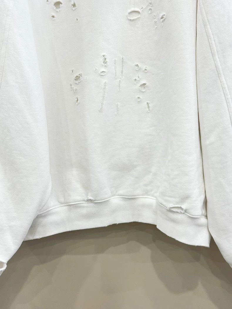 Balenciaga Balenciaga Destructed Print Hoodie XS Size-dmc Size US XS / EU 42 / 0 - 6 Thumbnail