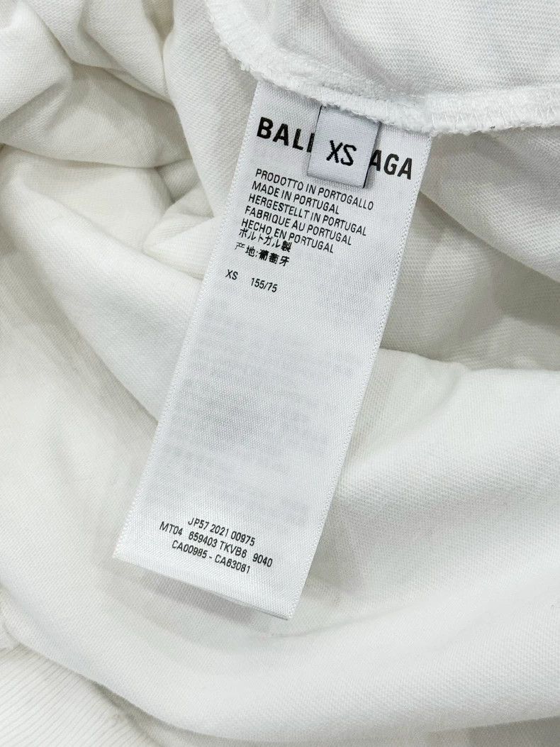 Balenciaga Balenciaga Destructed Print Hoodie XS Size-dmc Size US XS / EU 42 / 0 - 8 Thumbnail