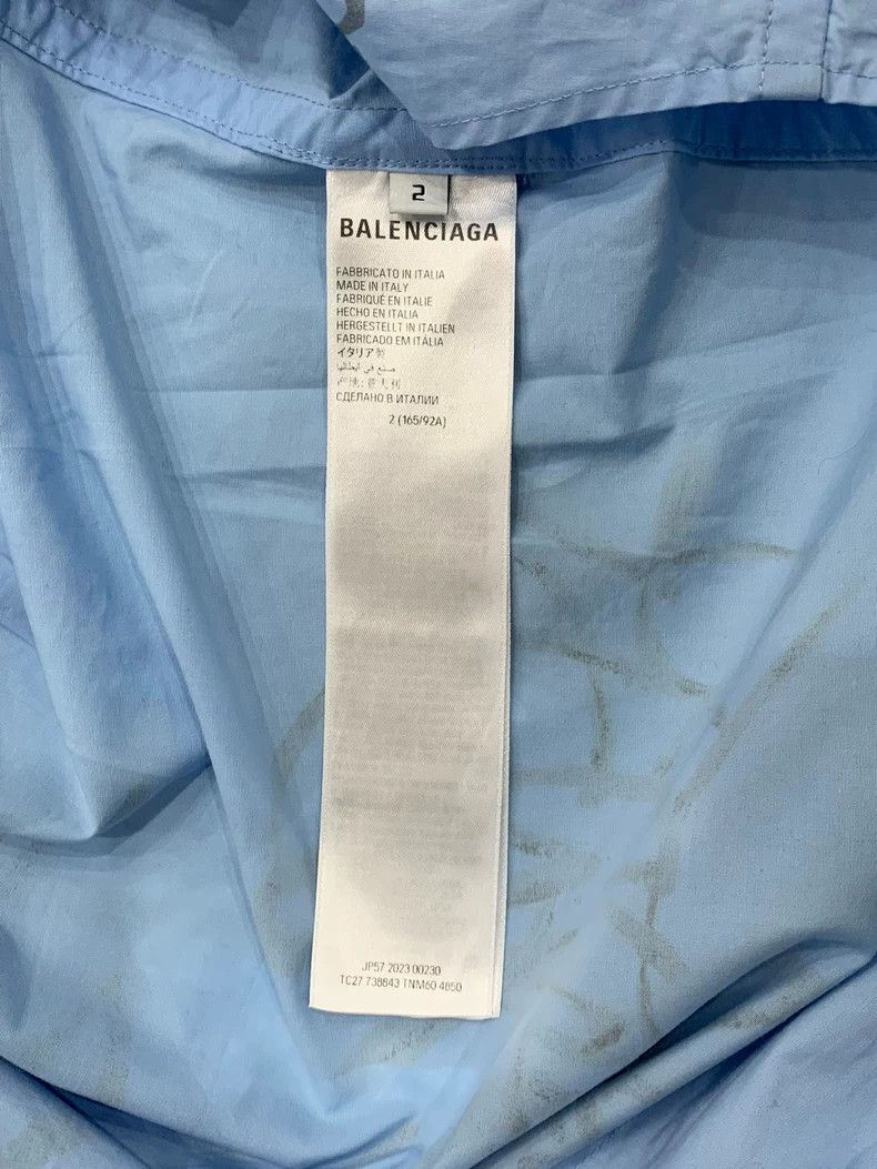 Balenciaga Balenciaga Graffiti Shirt Size 2 Second Hand-dmc Size US S / EU 44-46 / 1 - 7 Thumbnail