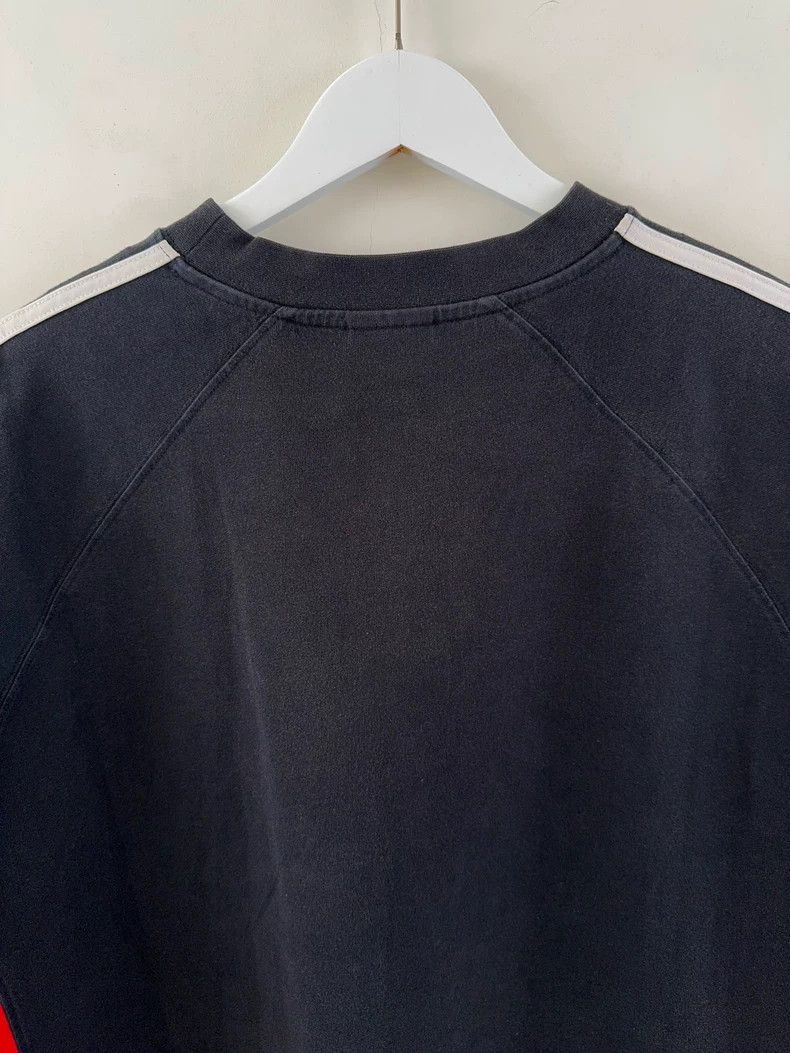 Balenciaga Balenciaga Adidas Black Red Colorblock Tee-dmc Size US M / EU 48-50 / 2 - 5 Thumbnail
