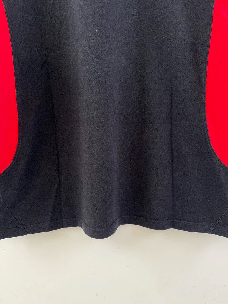 Balenciaga Balenciaga Adidas Black Red Colorblock Tee-dmc Size US M / EU 48-50 / 2 - 6 Thumbnail