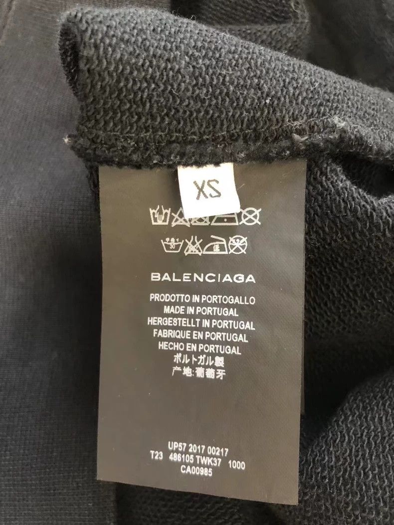 Balenciaga Balenciaga Classic Logo Hoodie in Size XS-dmc Size US XS / EU 42 / 0 - 7 Thumbnail