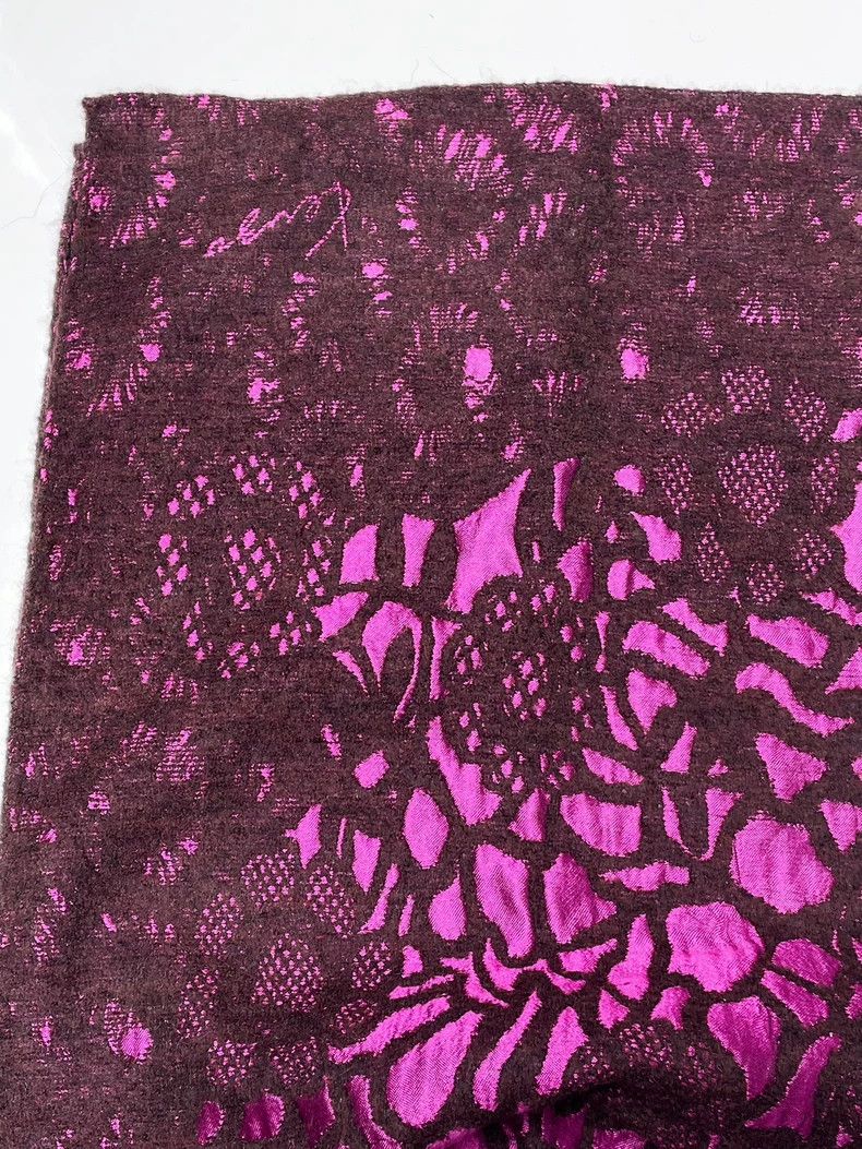 Kenzo Kenzo Embroidered Wool Silk Scarf Shawl-dmc Size ONE SIZE - 6 Thumbnail