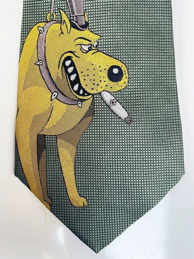 Jean Paul Gaultier Jean Paul Gaultier Cartoon Dog Tie-dmc Size ONE SIZE - 3 Thumbnail