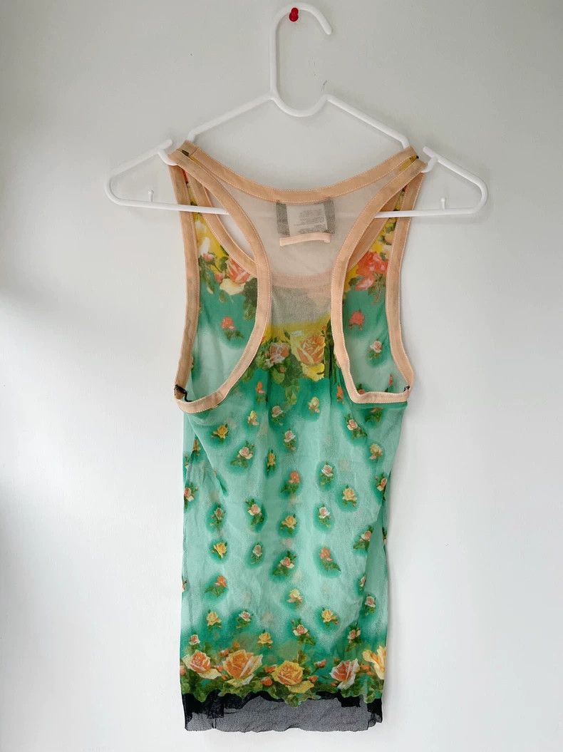 Jean Paul Gaultier Jean Paul Gaultier Rose Pattern Tank Top-dmc Size US S / EU 44-46 / 1 - 2 Thumbnail