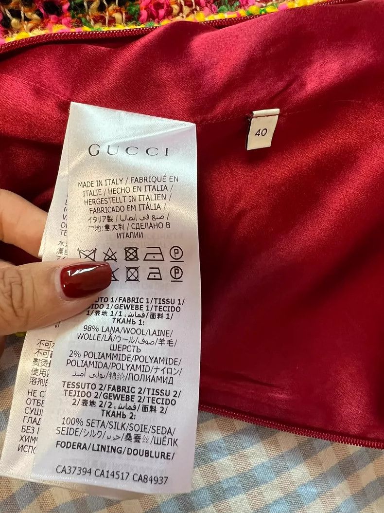 Gucci Sleeveless Wool Dress with Silk Lining-dmc
