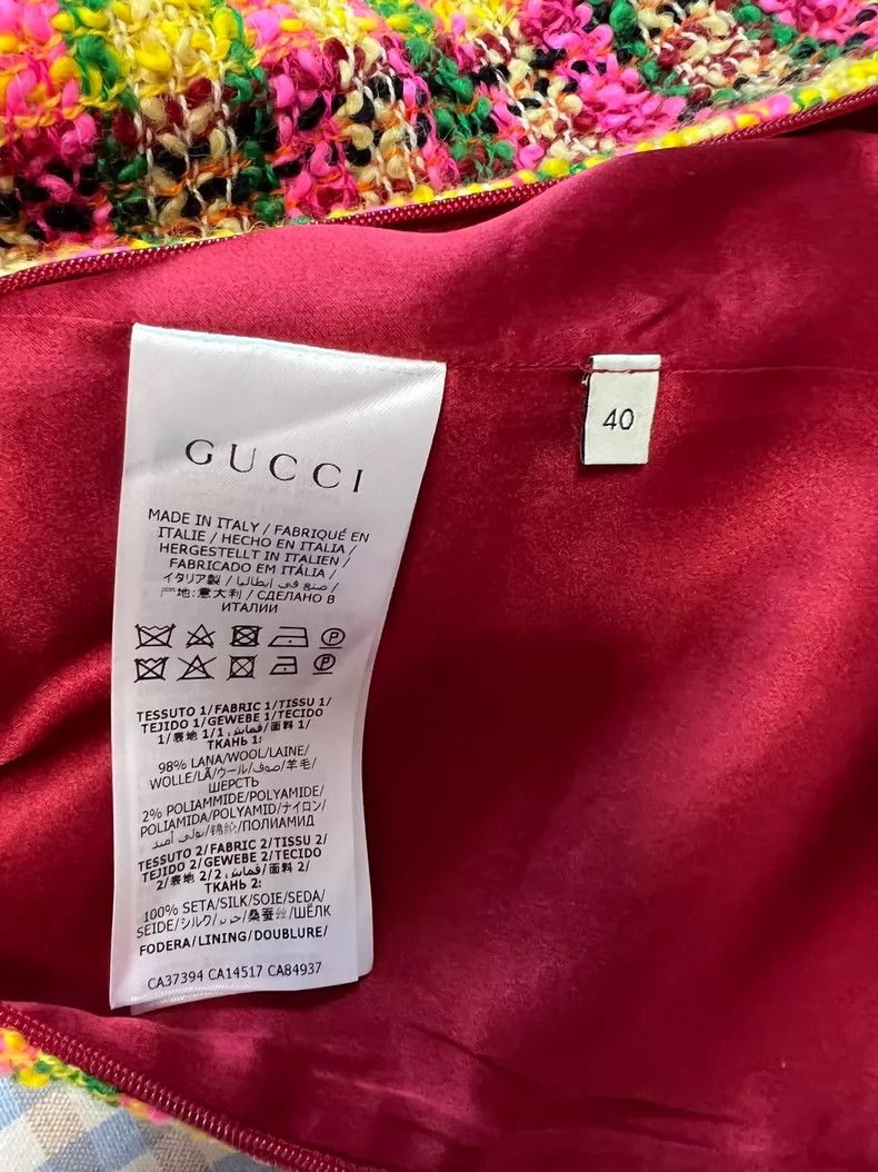 Gucci Sleeveless Wool Dress with Silk Lining-dmc