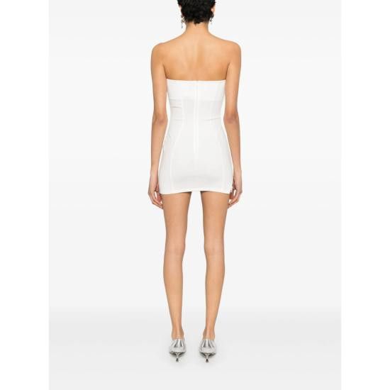GCDS GCDS Women Dresses B1CW1007TM7 OFFWH WHITE Size M / US 6-8 / IT 42-44 - 3 Thumbnail