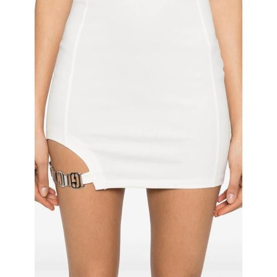 GCDS GCDS Women Dresses B1CW1007TM7 OFFWH WHITE Size M / US 6-8 / IT 42-44 - 2 Thumbnail