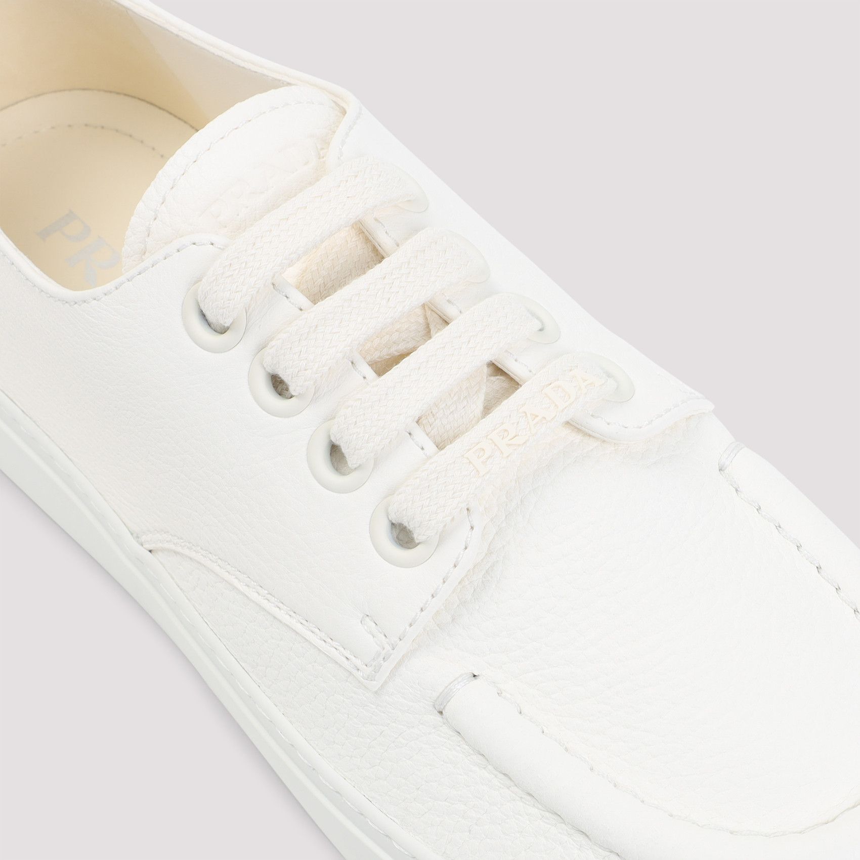 Prada Prada Deer Leather Sneakers Size US 11 / EU 44 - 5 Thumbnail