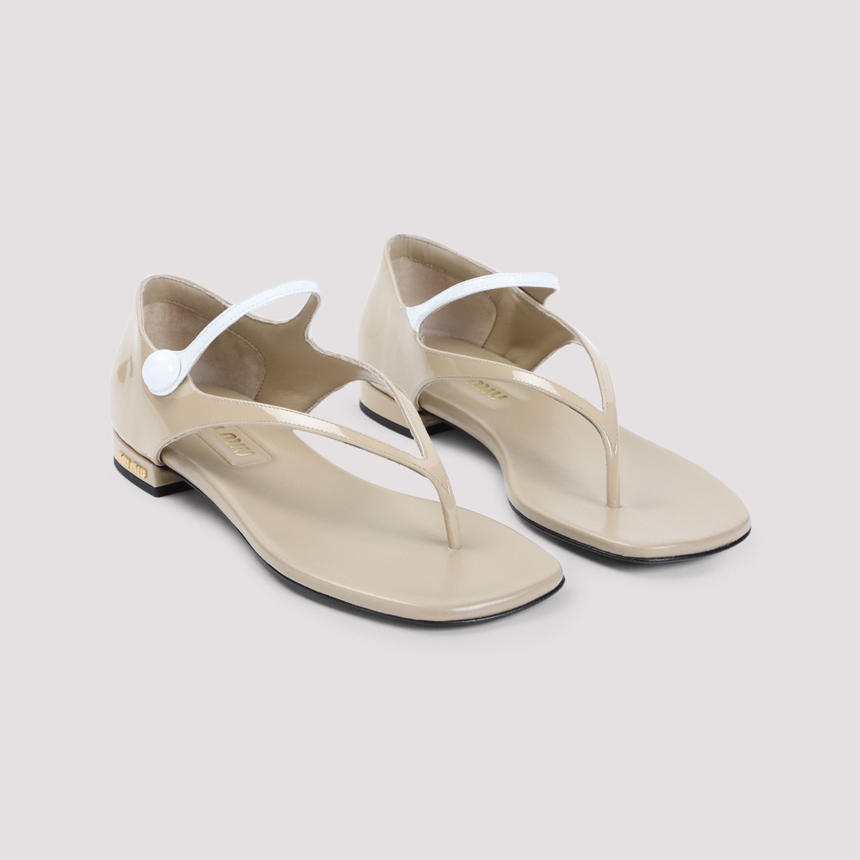 Miu Miu Miu Miu Calf Leather Sandals Size US 6 / IT 36 - 3 Thumbnail