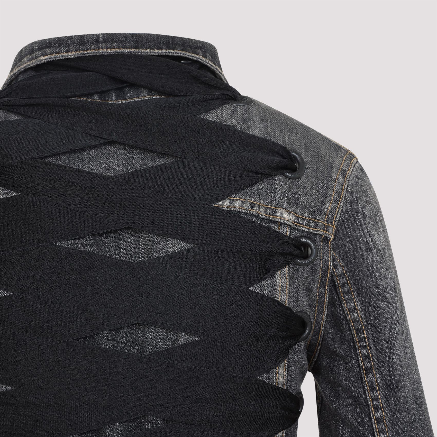 Balenciaga Balenciaga Lace Up Jacket Size S / US 4 / IT 40 - 3 Thumbnail