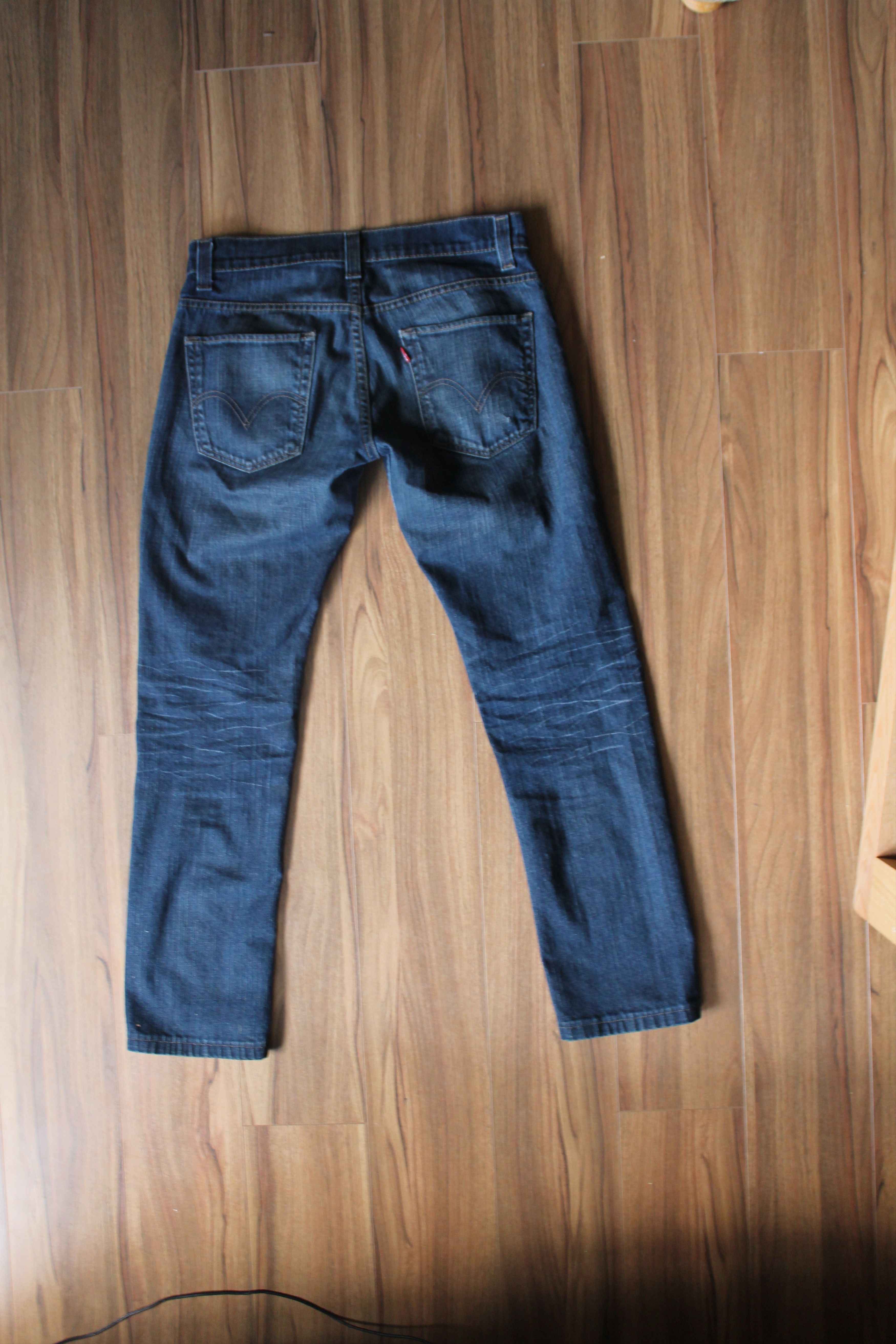 Levi's Navy Blue Levi's 511 Selvedge Denim Jeans (29x30) Size US 29 - 4 Thumbnail