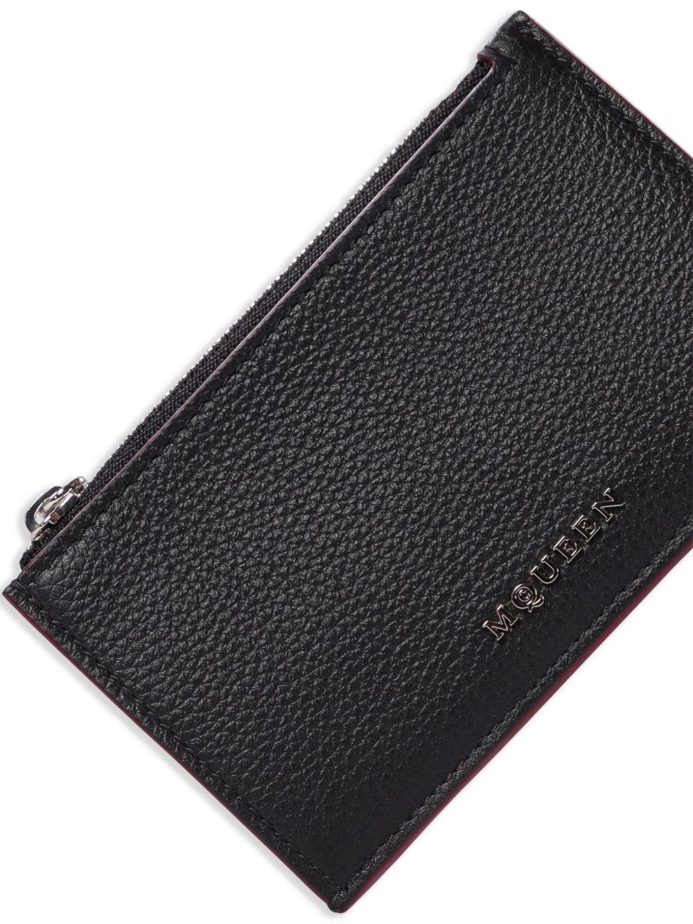 Alexander McQueen SLING LEATHER CARD CASE Size ONE SIZE - 4 Thumbnail