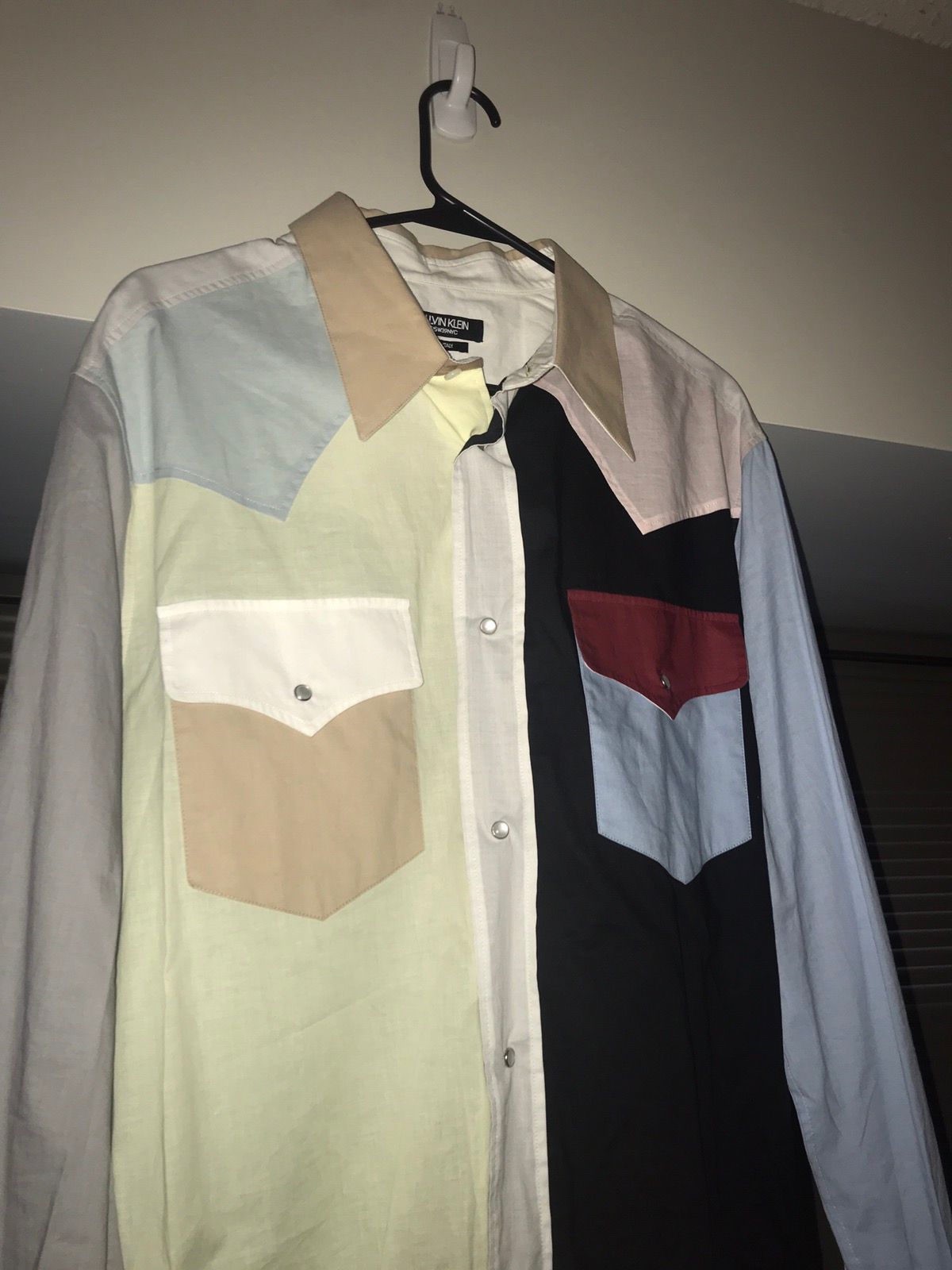 Pre-owned Calvin Klein 205w39nyc X Raf Simons Calvin 205w39nyc Western Shirt In Multicolor