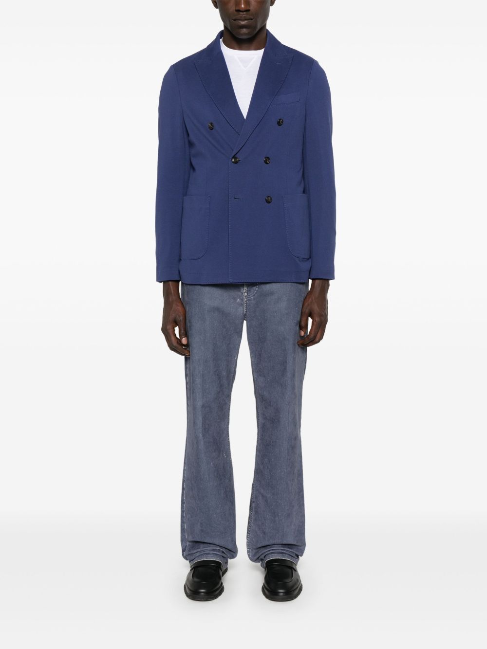 Circolo 1901 COTTON DOUBLE-BREASTED JACKET Size US L / EU 52-54 / 3 - 4 Thumbnail