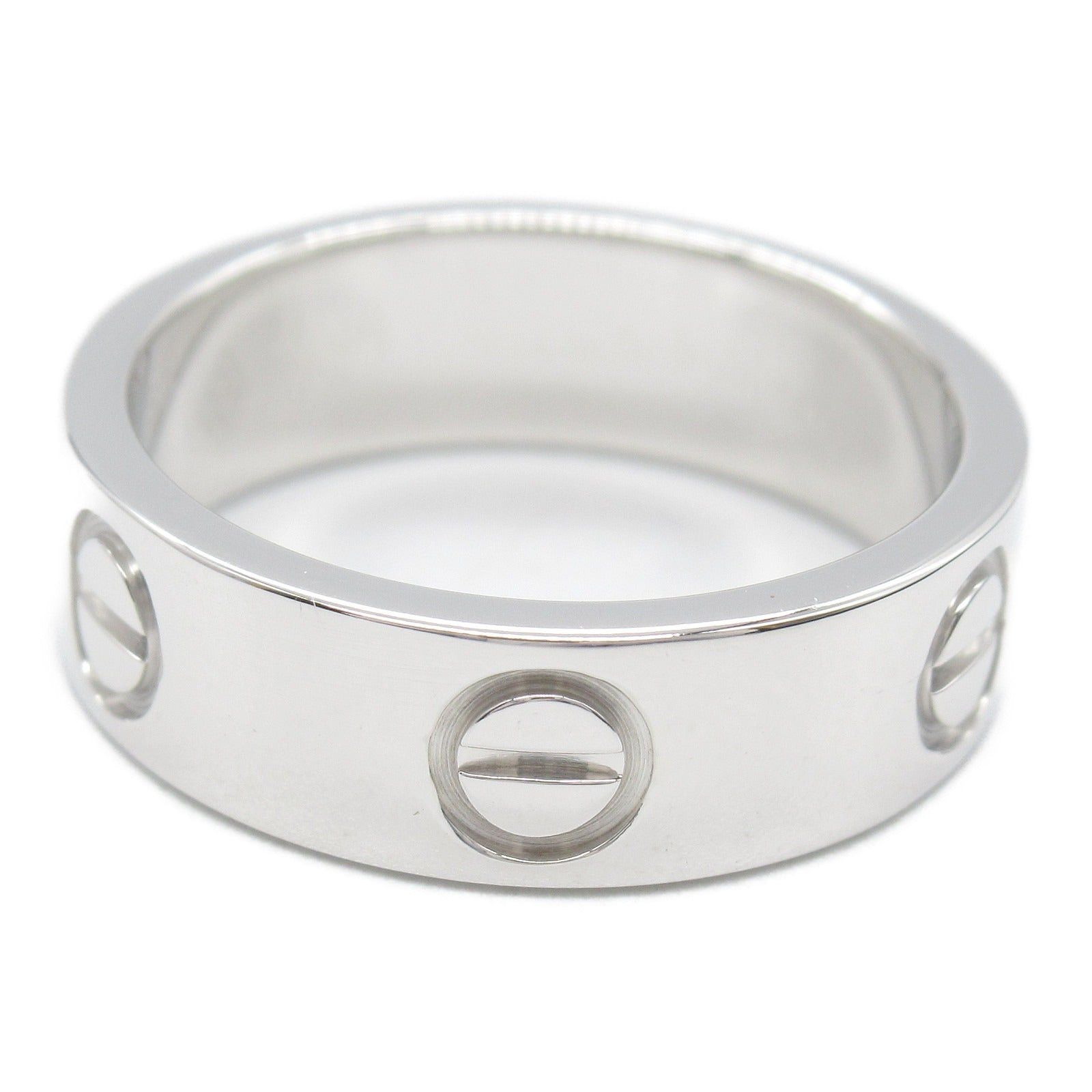 Cartier Cartier Love Ring K18Wg (White Gold) Silver Size ONE SIZE - 2 Thumbnail