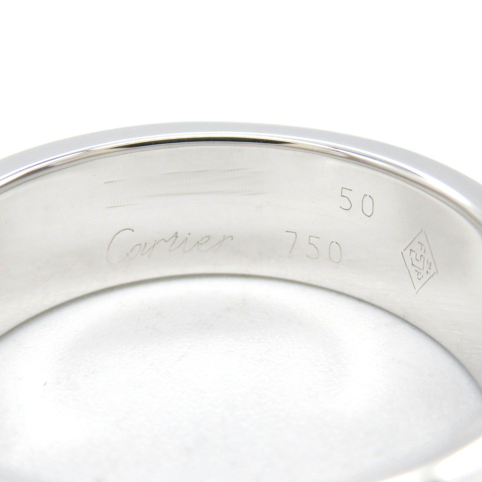 Cartier Cartier Love Ring K18Wg (White Gold) Silver Size ONE SIZE - 4 Thumbnail